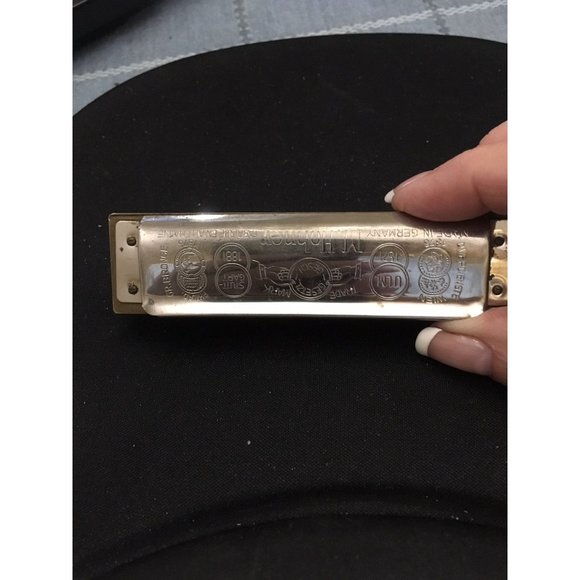 Vintage Hohner Marine Band Harmonica Model 1896 Key of C Musical Instrument - Picture 5 of 6
